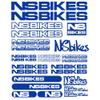 27pcs for NS BIKES Vinyl Decals, Stickers, Mountain Bike Cycling Bmx (Blue) view 1
