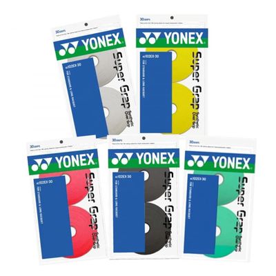 YONEX Super GRAP Tennis Racquet Overgrip (6X 30 Wraps - Green)