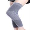 Aecsoc Warm Cashmere and Wool Thicken Men and Women Leg Warmers Breathable Elastic Blend Knee Wraps PDY202242(Medium grey,L) view 1