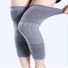 Aecsoc Warm Cashmere and Wool Thicken Men and Women Leg Warmers Breathable Elastic Blend Knee Wraps PDY202242(Medium grey,L) view 3
