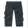 BUFOSA Boys' Camo Cargo Pants, 8 Pockets Combat Casual Scout Hiking Trousers Z Blue Tag 120-5 Years