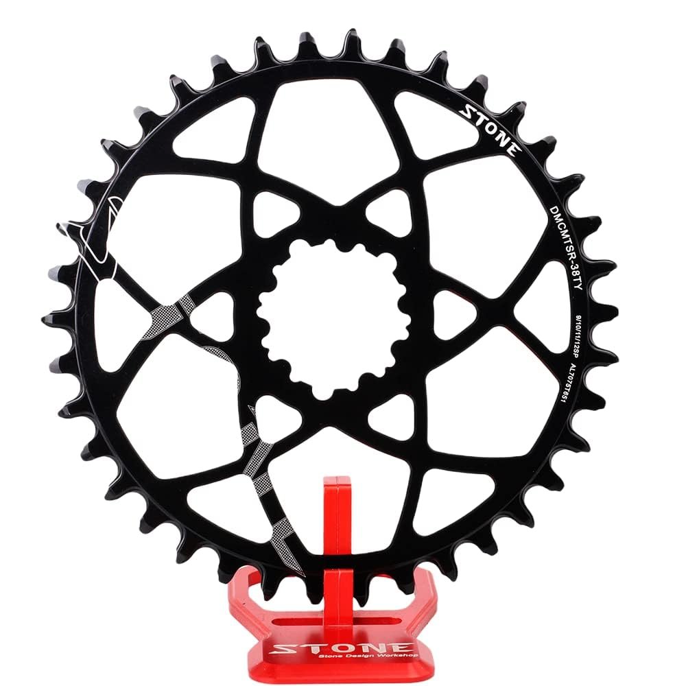 DJC Components Stone Direct Mount Round Bike Chainring 0mm Offset for Sram GXP BB30 XX1 Eagle X01 X7 X0 X9 S1400 30T to 48T (34T)