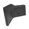 Yosoo Marine V Bow Stop,Boat Trailer V Bow Stop Black Rubber Bow Stop Replacement for Ski Boat Fishing Boat Sailboat Trailer view 3
