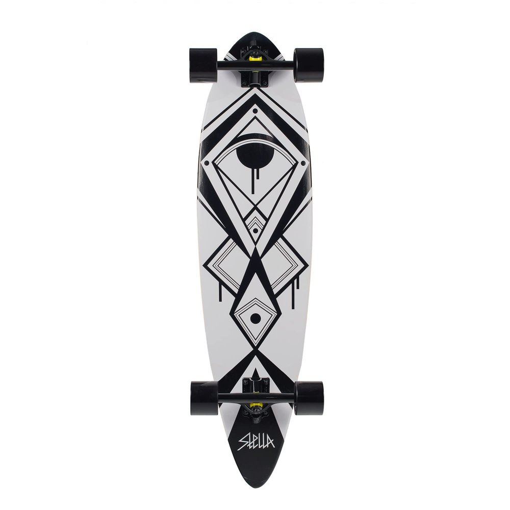 Stella Longboard 38 Bluntnose Pintail Mystery Longboard Complete