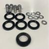 Minoura 120-3200-01 4.3 Inches (12 mm) Through Axle Universal Set for Bicycle Front Carrier, for 3.9/4.3 Inches (100/110 mm) Width view 3