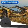 Remerry Boat Trailer Bunk Carpet, Marine Carpet Black Padding Polyester Boat Trailer Bunks Replacement Step, Bunker Material Covers (12 Inch x 100 Feet) view 2