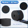 Remerry Boat Trailer Bunk Carpet, Marine Carpet Black Padding Polyester Boat Trailer Bunks Replacement Step, Bunker Material Covers (12 Inch x 100 Feet) view 3
