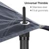 imgokaha Carbon Fiber Tent Poles, Telescoping Tarp Poles Heavy Duty Adjustable, Portable & Lightweight for Tent Fly, Awning, Outdoor Camping, Hiking 9.8FT view 4