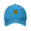 IMEEGIEN Combat Service Identification Badge of The 1st Infantry Division Baseball Cap for Men Women Cowboy Hat Casquette Blue view 2