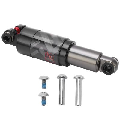 165mm/6.5in Mountain Bicycle Rear Shock Absorbers Aluminum Alloy Air Pressure Rear Shock Absorber Reduce Vibration Sealing Design for Mountain Bikes, Scooters, Soft Tail Bikes With Rear Shock
