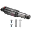 165mm/6.5in Mountain Bicycle Rear Shock Absorbers Aluminum Alloy Air Pressure Rear Shock Absorber Reduce Vibration Sealing Design for Mountain Bikes, Scooters, Soft Tail Bikes With Rear Shock