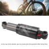 165mm/6.5in Mountain Bicycle Rear Shock Absorbers Aluminum Alloy Air Pressure Rear Shock Absorber Reduce Vibration Sealing Design for Mountain Bikes, Scooters, Soft Tail Bikes With Rear Shock view 3