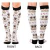 Wusikd Pug Dog Compression Socks for Women and Men Circulation Heart Long Socks for Athletic Running 1 view 2