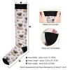 Wusikd Pug Dog Compression Socks for Women and Men Circulation Heart Long Socks for Athletic Running 1 view 4