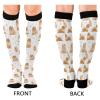 Wusikd Pomeranian Compression Socks for Women and Men Circulation Dog Long Socks for Athletic Running 1 view 4