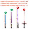 Cosmos Lightsaber Carrying Bag Light Saber Storage Bag Portable Lightsabers Shoulder Bag for Carry and Storage Most Lightsabers, Black, Casual view 4