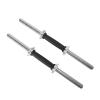 Threaded Dumbbell Rubber Handles 1 Inch Pair, 19.5" Adjustable Dumbbell Bar Handles, Fits Standard Weight Plates with 1 Diameter, for Gym Workouts, Exercise, Weightlifting, Sold in Pair view 1
