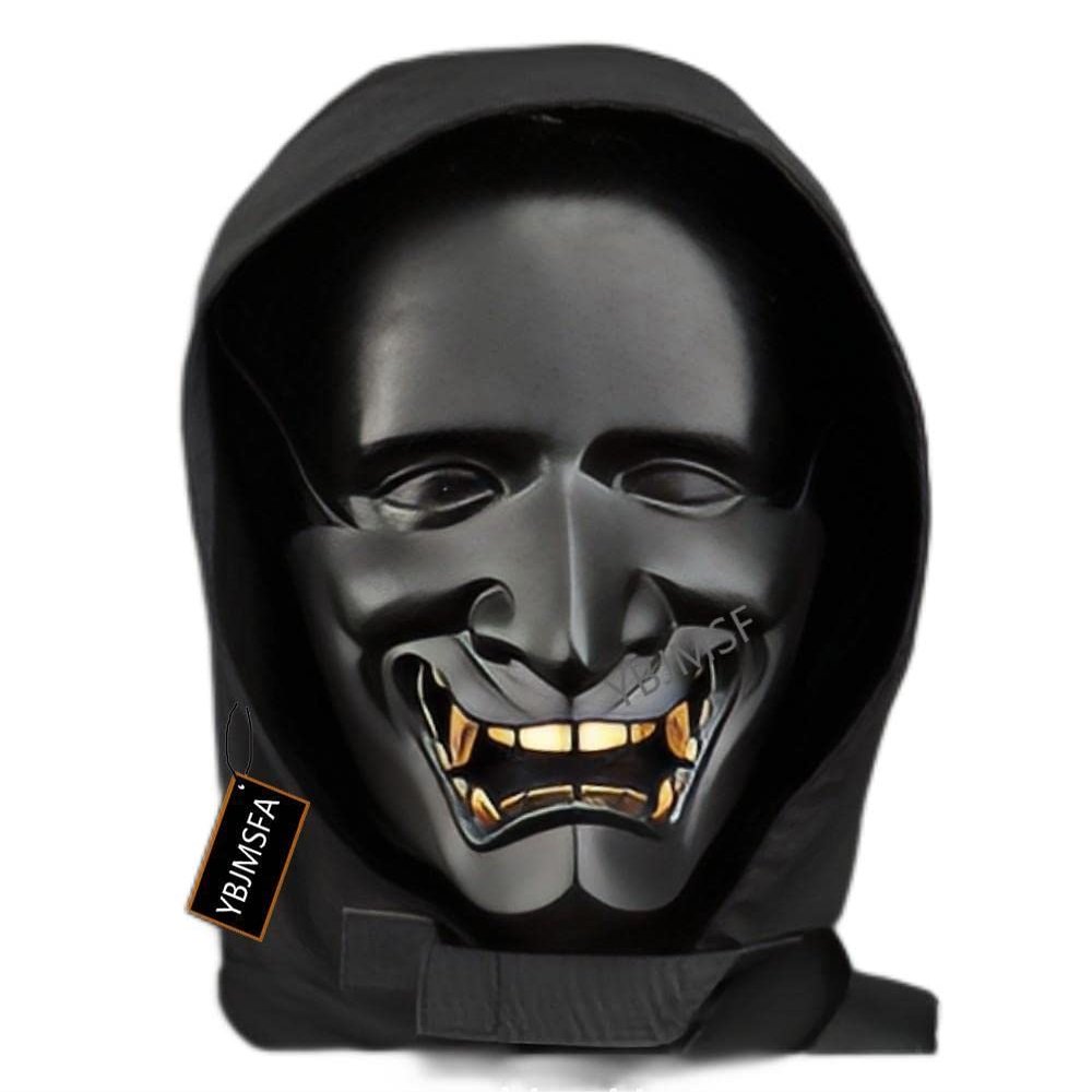 Airsoft Mask Half Face Tactical Protection Adjustable Mask+Balafara Hat, Applicable to Airsoft Hunting CS Game Role Play and Other Outdoor Activities