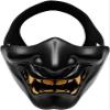 Airsoft Mask Half Face Tactical Protection Adjustable Mask+Balafara Hat, Applicable to Airsoft Hunting CS Game Role Play and Other Outdoor Activities view 3