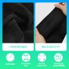 2 Pcs Wrestling Hair Cover Cap Grappling Hair Cap Black Full Cover Wrestling Headgear with Chin and Open Ears for MMA BJJ Judo Women Men view 4