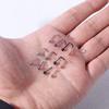 6ixGosh 6pcs 20g Nose Studs 3mm Ball Flat Surgical Steel Nose Ring for Women Men Black Rose Gold Nose Stud L Shaped Corkscrew Nose Ring Studs Cute Nostril Nose Piercing Jewelry view 4