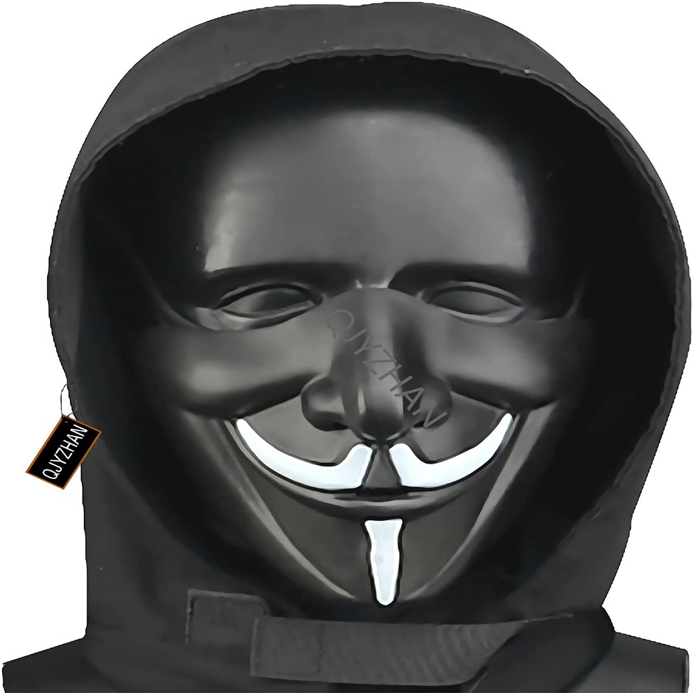Airsoft Mask Half Face Tactical Protection Adjustable Mask+Balafara Hat, Applicable to Airsoft Hunting CS Game Role Play and Other Outdoor Activities