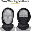 Airsoft Mask Half Face Tactical Protection Adjustable Mask+Balafara Hat, Applicable to Airsoft Hunting CS Game Role Play and Other Outdoor Activities view 2