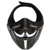 Airsoft Mask Half Face Tactical Protection Adjustable Mask+Balafara Hat, Applicable to Airsoft Hunting CS Game Role Play and Other Outdoor Activities view 3