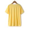 Toddler Girl Shirt Blouse Sleeve Front T Casual Knot Tops Button Clothes Tee Summer Tops Tunic (Yellow, 4-5 Years) view 3
