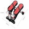 BUZZNN Mini Stepper, Fitness Exercise Stepping Machine, Exercise Stepper, Stair Stepper Machine with LCD Monitor for Indoor Workout view 2