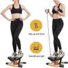BUZZNN Mini Stepper, Fitness Stair Stepper with Resistance Bands, Full-Body Workout Exercises Equipment Step Machine, Suitable for Home, Office and Gym view 3
