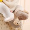 Baby Boy Summer Socks Children Socks Christmas Cartoon Glittering Bow Knitting Wool Socks (Blue, 6-12 Months) view 3