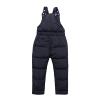 Fleece Girls Children's Ski Overalls Trousers Outdoor Windproof Pants Winter Boys Girls Jackets (Black, 12-24 Months) view 4