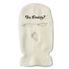 3 Hole Ski Mask Yes Daddy Full Face Balaclava Winter Warmer Outdoor Sports Thermal for Men Women (White) view 1