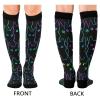 Wusikd Galaxy Cat Compression Socks for Women and Men Circulation Cute Long Socks for Athletic Running 1 view 2