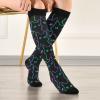 Wusikd Galaxy Cat Compression Socks for Women and Men Circulation Cute Long Socks for Athletic Running 1 view 3
