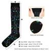 Wusikd Galaxy Cat Compression Socks for Women and Men Circulation Cute Long Socks for Athletic Running 1 view 4