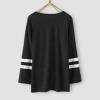 Baby Girl Kids Blouses Kids Little Girls Tunic Tops Crewneck Ultra Soft Solid Color Long Sleeve (Black, 6-7 Years) view 3