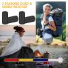 Macarrie 10 Pcs Bulk Sleeping Bags for Homeless Donation Shelter Adults 0 Degree Waterproof Sleeping Bags with Compression Sack for Cold Weather Emergency Hiking Camping Warm(Black) view 4
