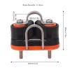 Acouto Fast Entry Cam Cleat Sailboat Kayak Cam Cleat Fast Entry Wire Fair Marine Boat Hardware for 3?12mm Rope view 2