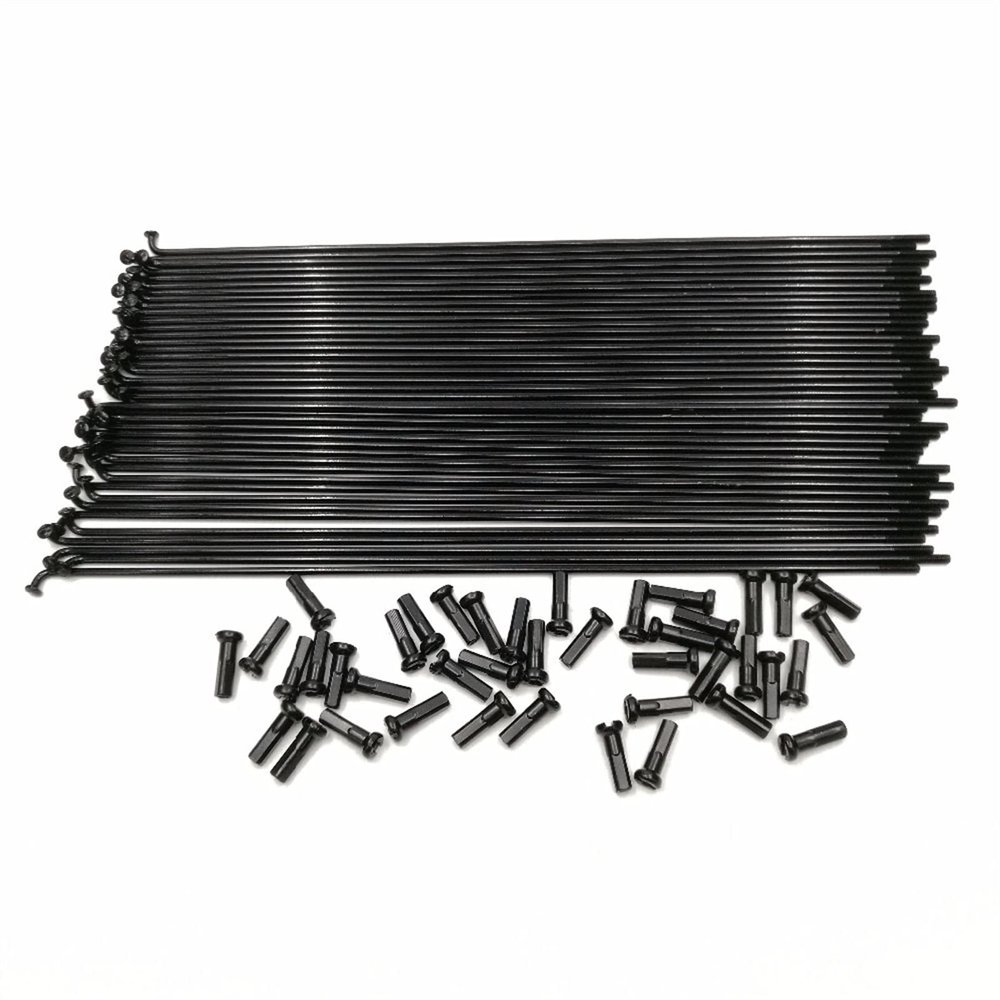 14 G 2.0 Mm Diameter Spokes Cylinder Black Color J-Bend Mountain Bike Spokes Cycling Road Bicycle Spokes for Bicycle Wheels 20 Pieces Spokes and Nipples (Color : Length 227 mm)