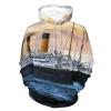 Retro Titanic Famous Old Historic Hoodie Pullover Hooded Sweatshirt Casual Sweater Tops with Pocket for Men Women 2XL view 1