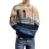 Retro Titanic Famous Old Historic Hoodie Pullover Hooded Sweatshirt Casual Sweater Tops with Pocket for Men Women 2XL view 4