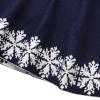 Toddler Girls Children Winter Christmas Long Sleeve Deer Snowflakes Sweater Dress Princess Girls (Blue, 3-4 Years) view 3
