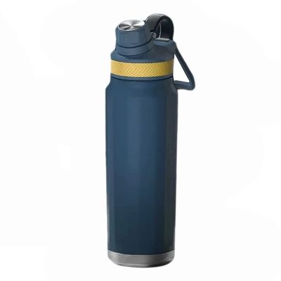 PAIFA Thermoses Sports Water Bottle with HandleVacuum Insulated CupBPA FreeBreak ResistantDaily Fitness, Travel, Outdoor Activities (Color : Blue, Size : 1000ml)