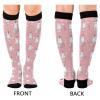 Wusikd Unicorn Cat Compression Socks for Women and Men Circulation Long Socks for Athletic Running 1 view 2