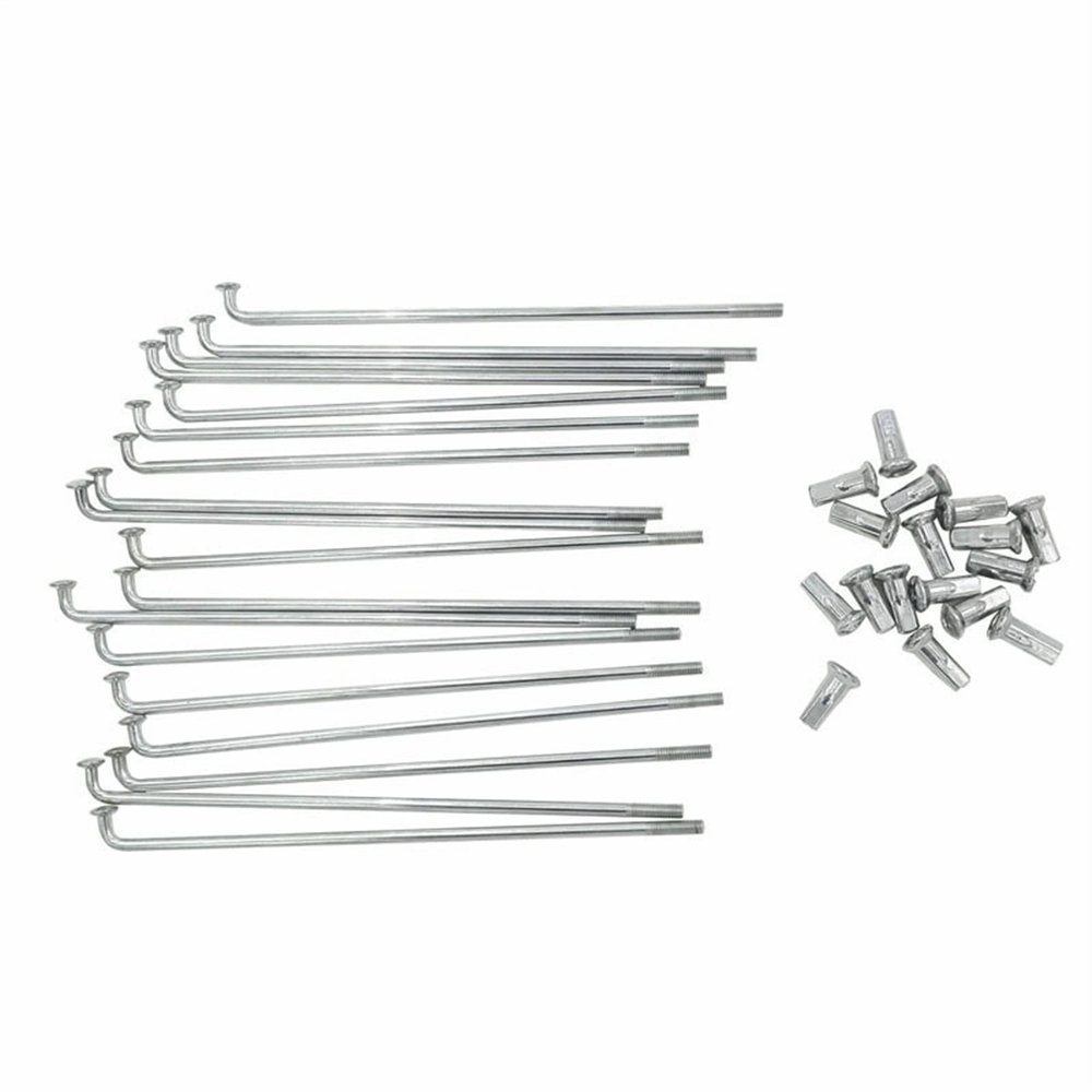 10G Spokes Motorcycle 3.12mm Diameter Spokes Galvanized Finish Electric Bike Spokes Length 60-310mm Custom Bike Spokes (Color : 134mm)