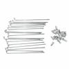10G Spokes Motorcycle 3.12mm Diameter Spokes Galvanized Finish Electric Bike Spokes Length 60-310mm Custom Bike Spokes (Color : 134mm) view 1