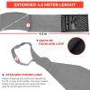 BEAST RAGE Boxing Hand Wraps for MMA Kickboxing Wrist Wraps Professional Adult 180" Semi-Elastic Martial Arts Inner Gloves Heavy Bag Handwraps Muay Thai Thumb Straps (Grey, 4.5 M) view 3