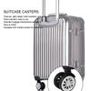 Alomejor Luggage Wheels, Smooth Rolling Nylon Replacement Suitcase Casters Black for Frequent Travelers Vacation Business Trips view 2